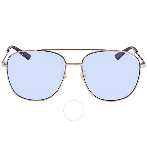 gucci blue aviator sunglasses jomashop|Gucci sunglasses aviator discount.